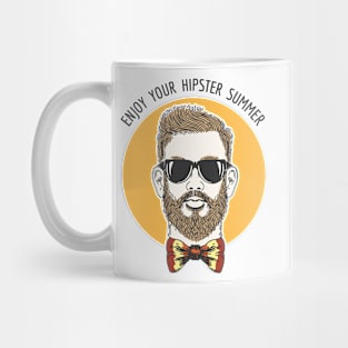 Hipster Summer Emblem Mug